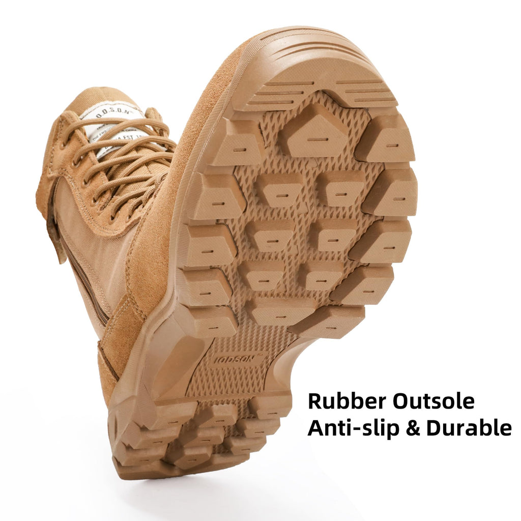 Men's 8 Inch Lightweight Tactical Work Boots Y94185
