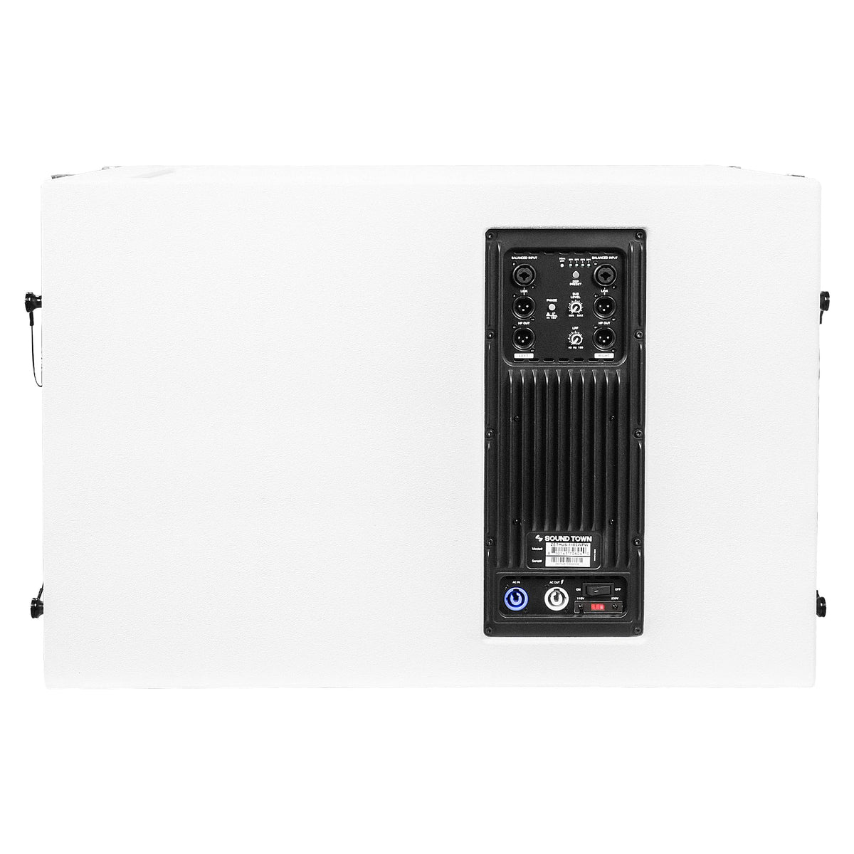 18” 1600W Powered Line Array Subwoofer with DSP, White X1592