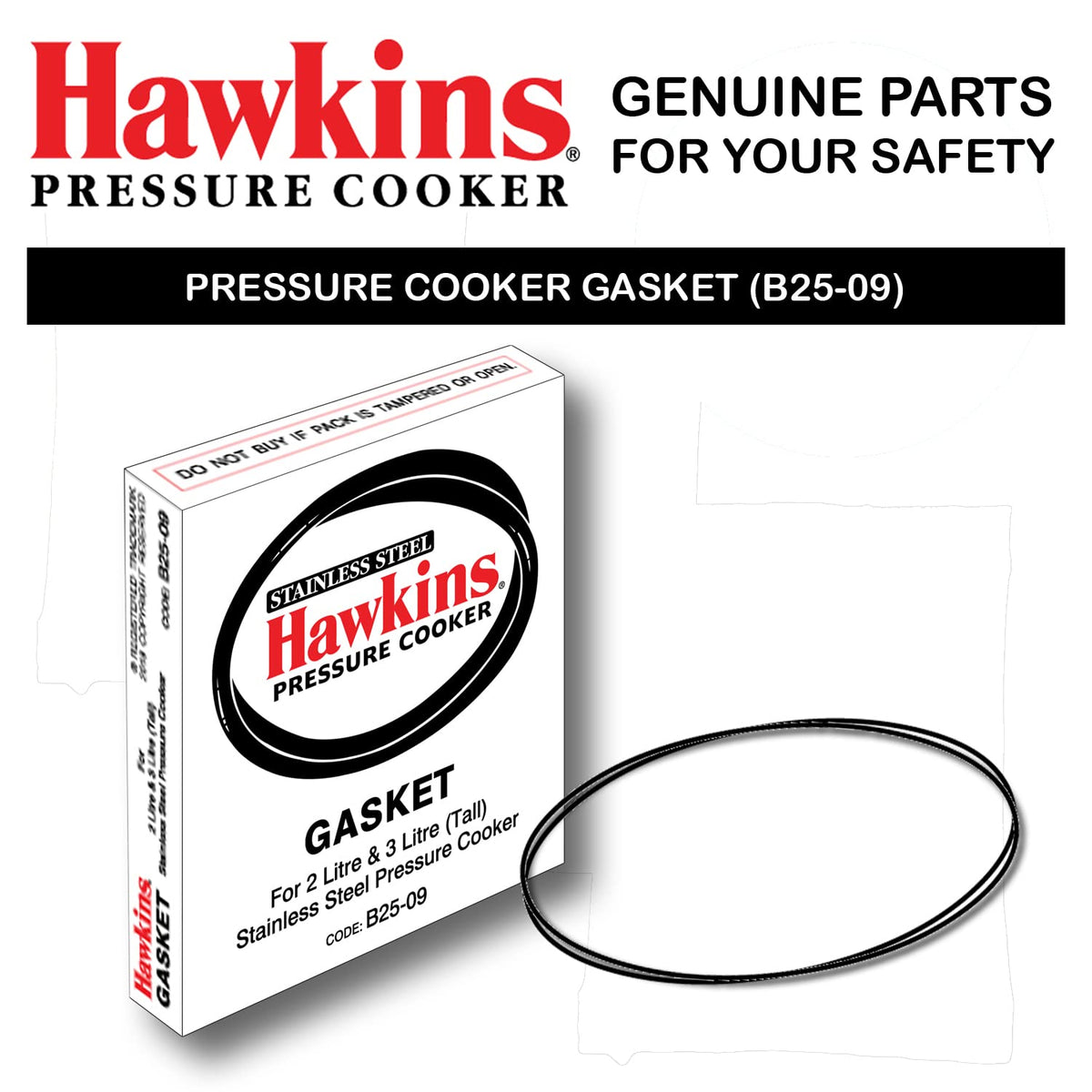 Rubber Gasket for Stainless Steel Pressure Cooker Q104004