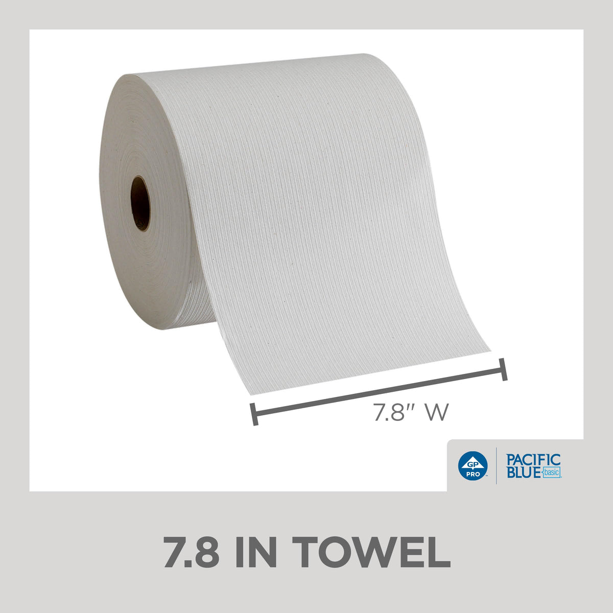 White Recycled Paper Towel Rolls B328