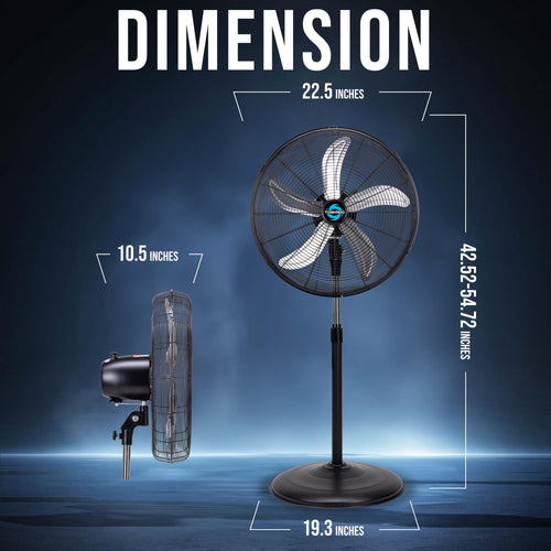20” Oscillating Pedestal Fan, 3-Speed M175033