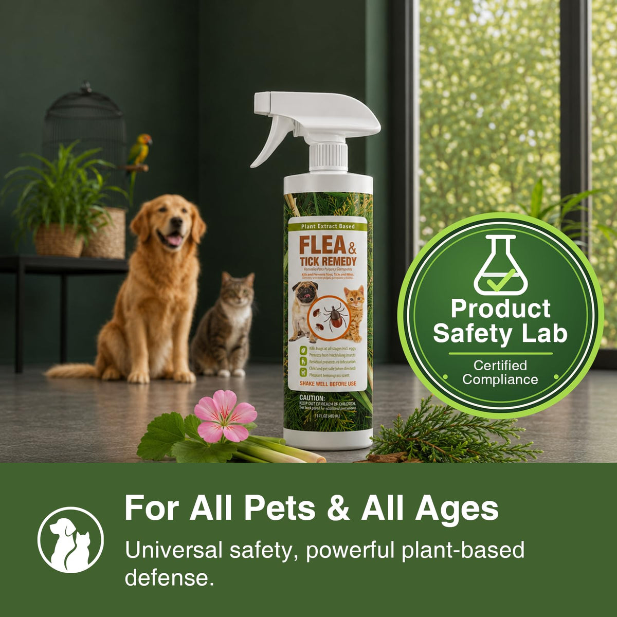 Flea & Tick Removal Spray 16oz J4995