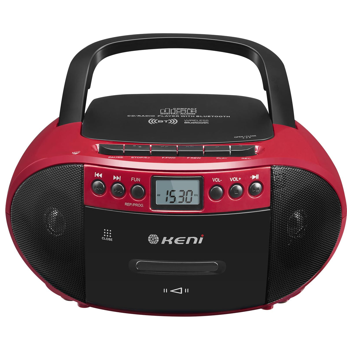 CD Cassette Player Boom Box with AM/FM Radio Y9267
