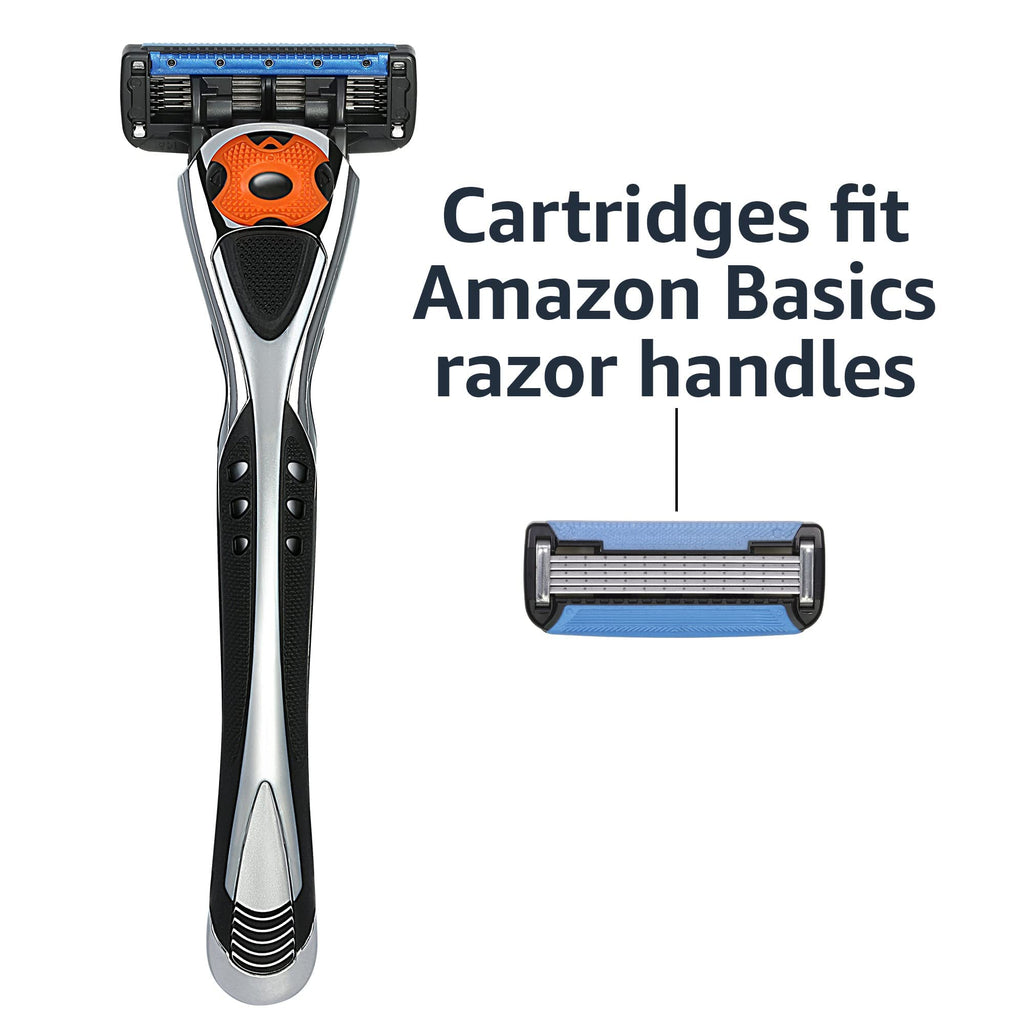 5-Blade Razor Blade Refills with Dual Lubrication, 8 Cartridges N213594
