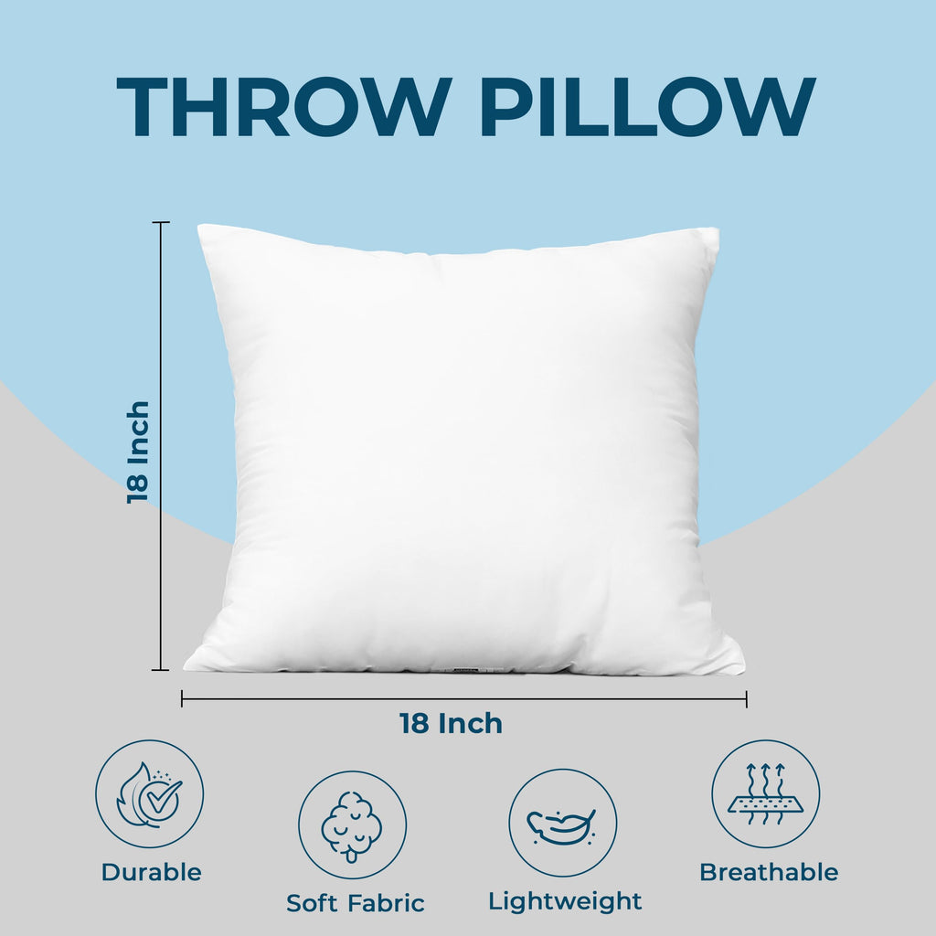 18x18 Decorative Pillow Inserts Set of 4 I231615