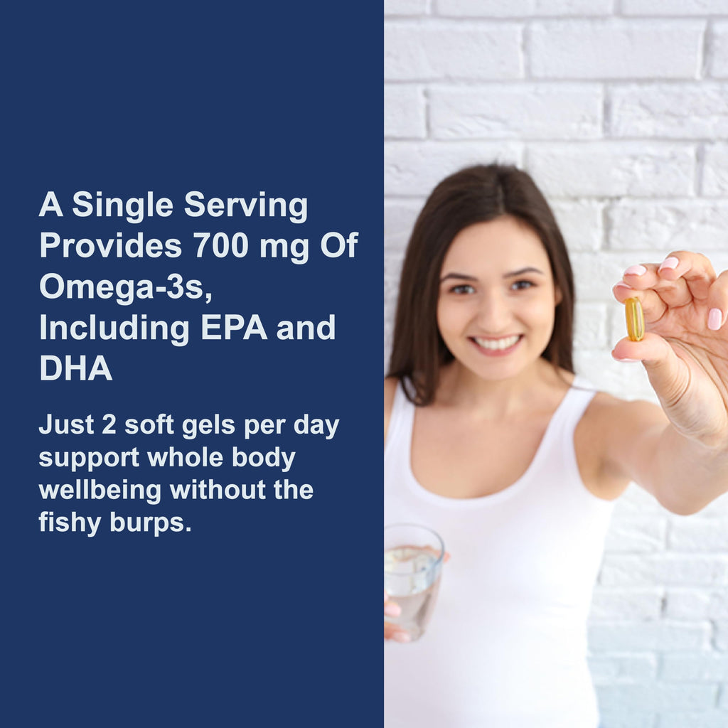 Fish Oil 700 mg Omega-3s Lemon 240 Softgels B435198
