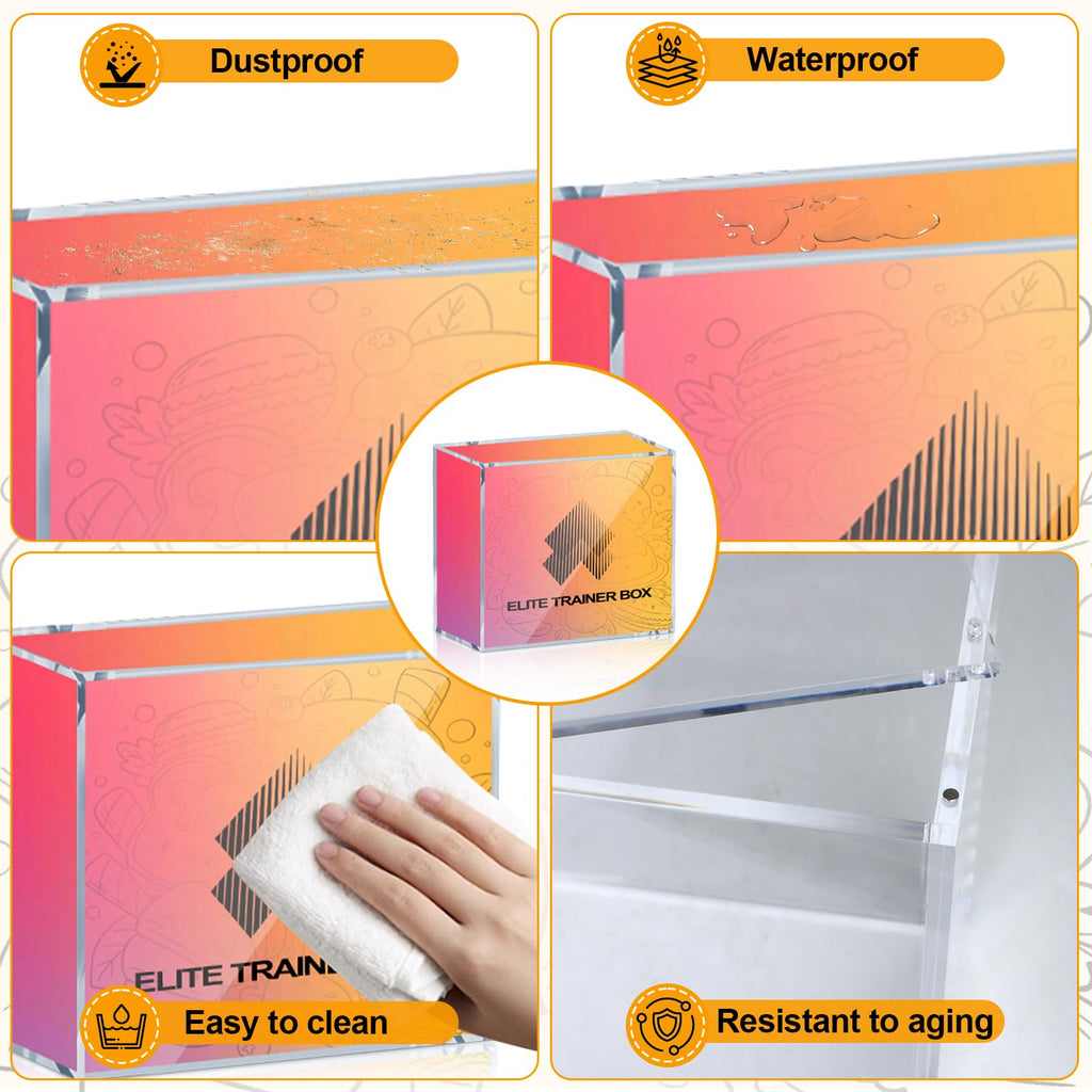 Acrylic Case 5mm with 6 Magnet Secure Closure O97969