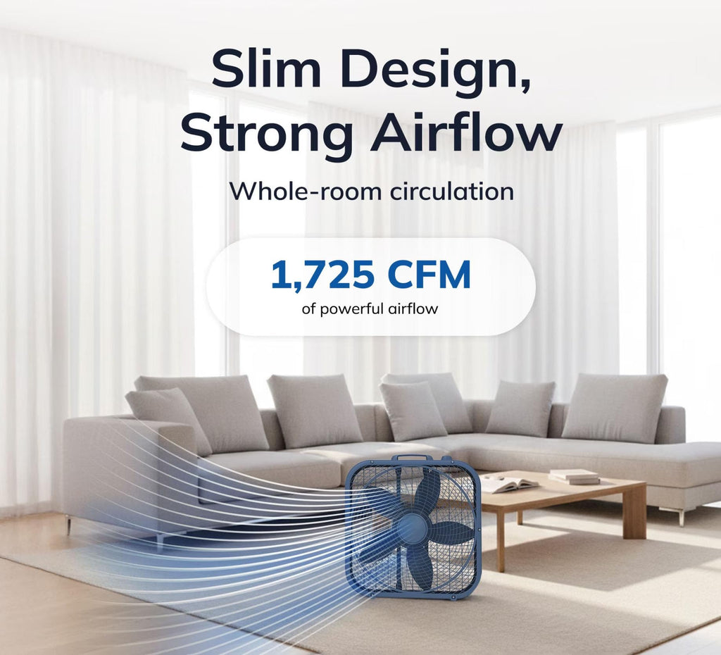 20" 3-Speed Weather-Resistant Box Fan D843