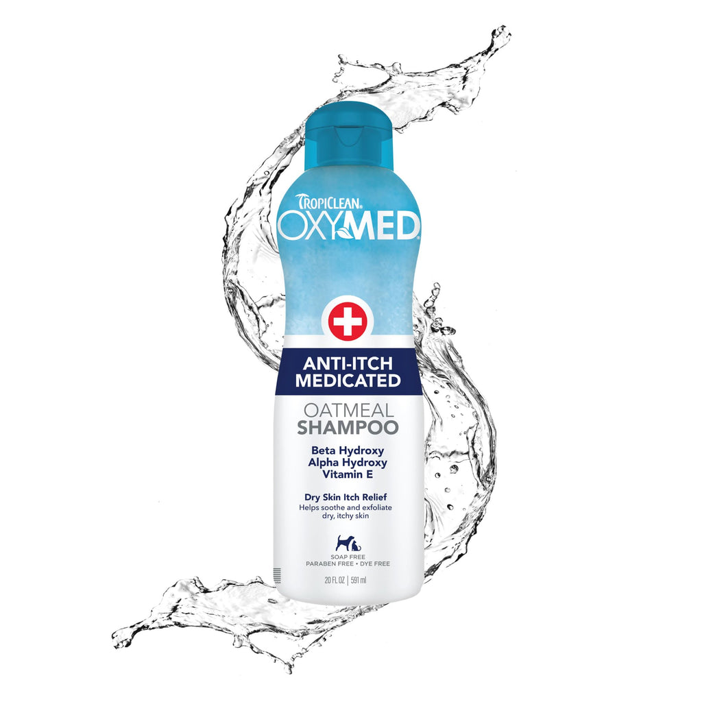 Medicated Dog Shampoo Oatmeal Formula 20oz V1969