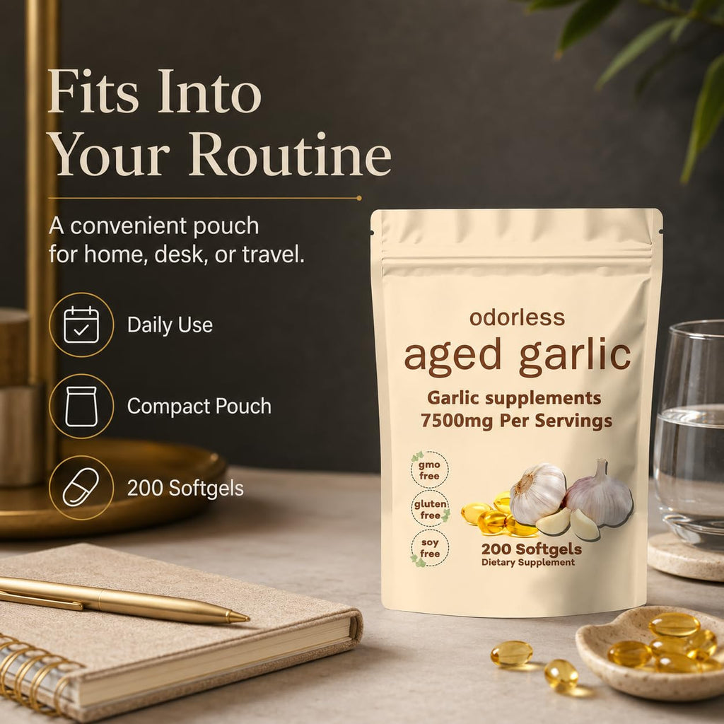 Aged Garlic Extract Softgels 200 Count T762