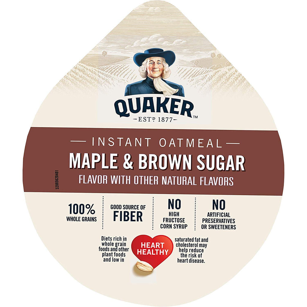 Instant Oatmeal Maple Brown Sugar 1.69oz Pack of 3 E64275