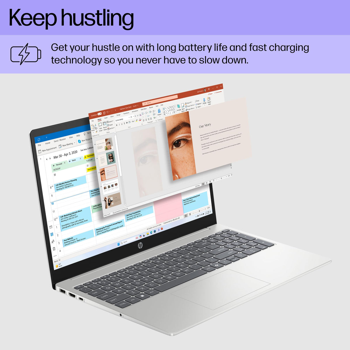 15.6 inch Laptop, AMD Ryzen 7, 8 GB RAM, 512 GB SSD, Natural Silver S8544