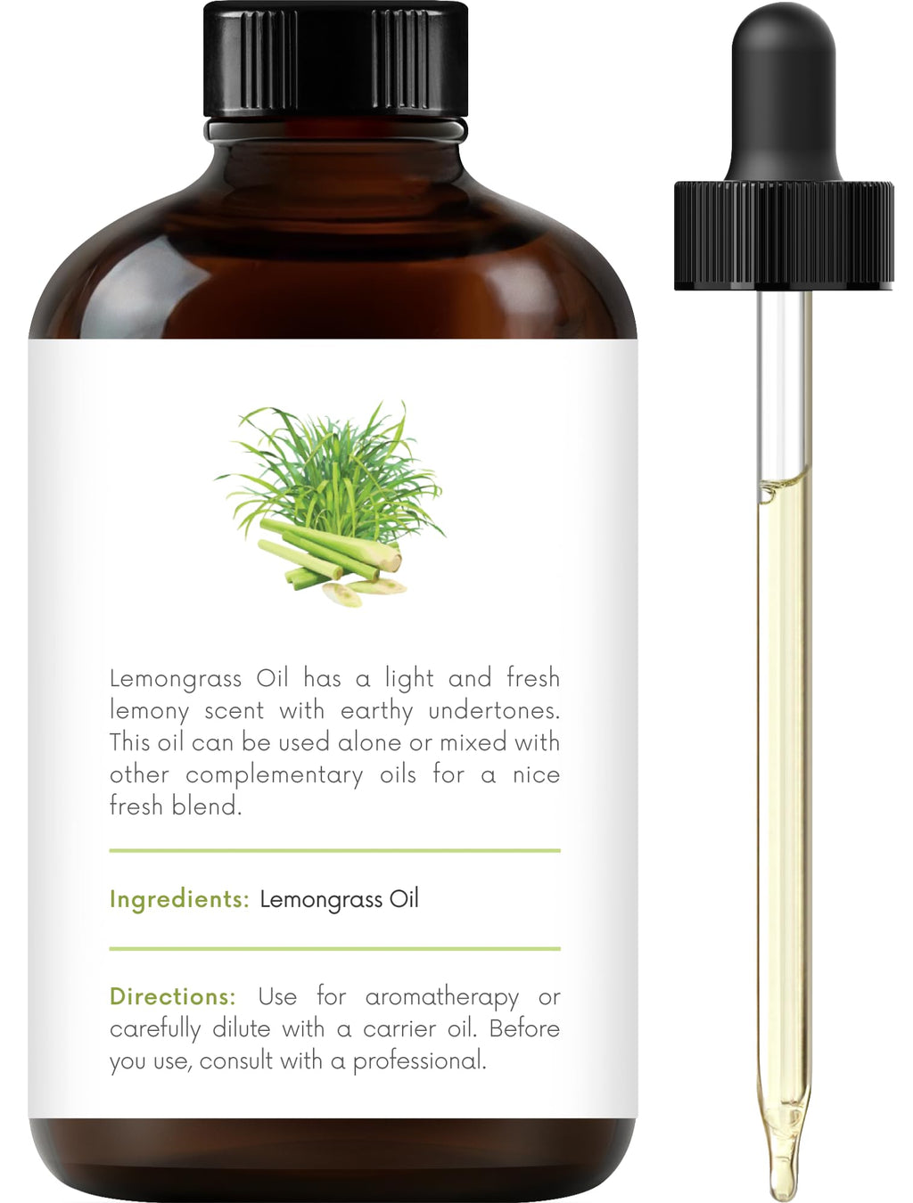 Lemongrass Peppermint Lavender Essential Oil Blend 4 Fl. Oz I9486