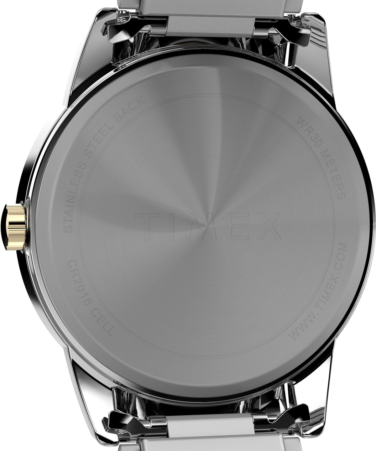 Men's 40mm Watch Two-Tone Expansion Band White Dial S951156