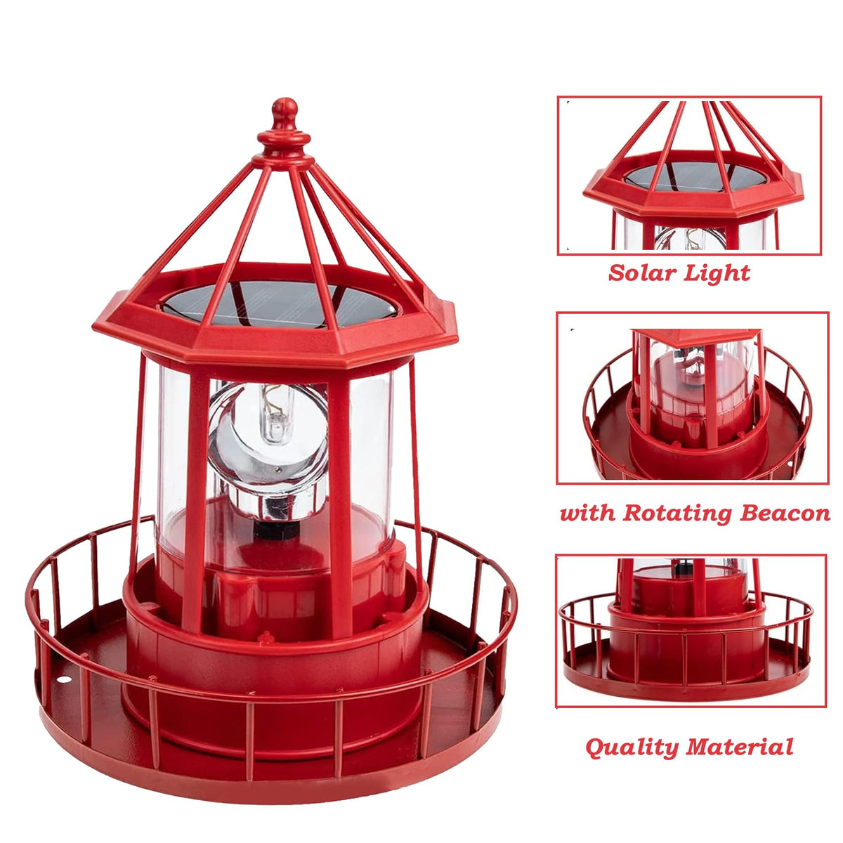 Solar Powered Lighthouse Z5127