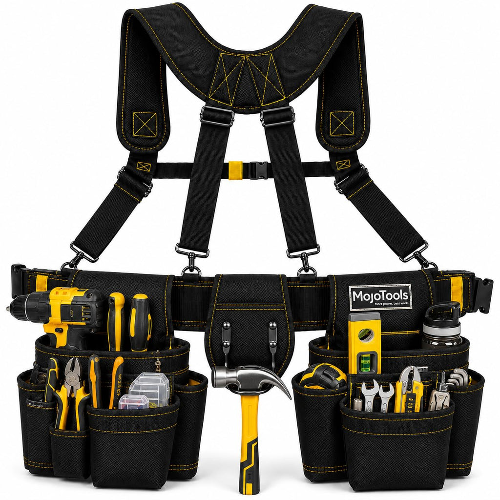 Heavy Duty Tool Belt with Suspenders M1804