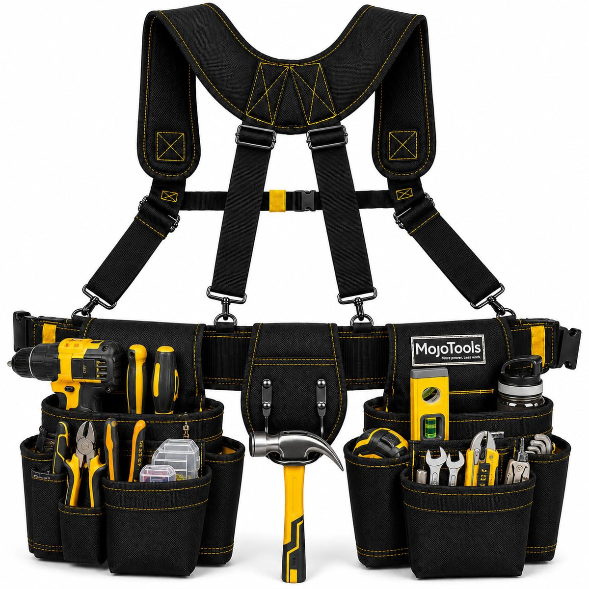 Heavy Duty Tool Belt with Suspenders M1804