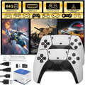 Retro Game Stick Console with 4K HDMI Output, 64GB Memory Card, and 2.4GHz Wireless Controllers F671708