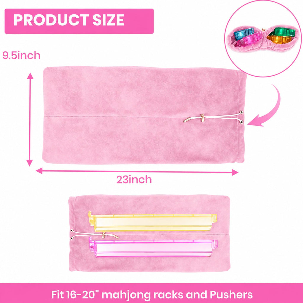 Mahjong Rack Storage Bag with 4 Dividers T995