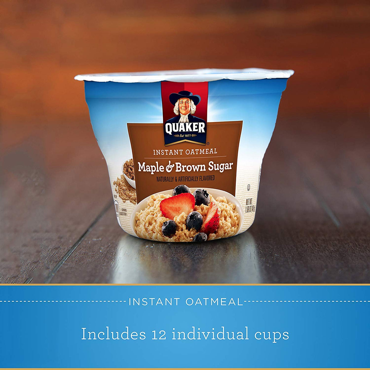 Instant Oatmeal Maple Brown Sugar 1.69oz Pack of 3 E64275