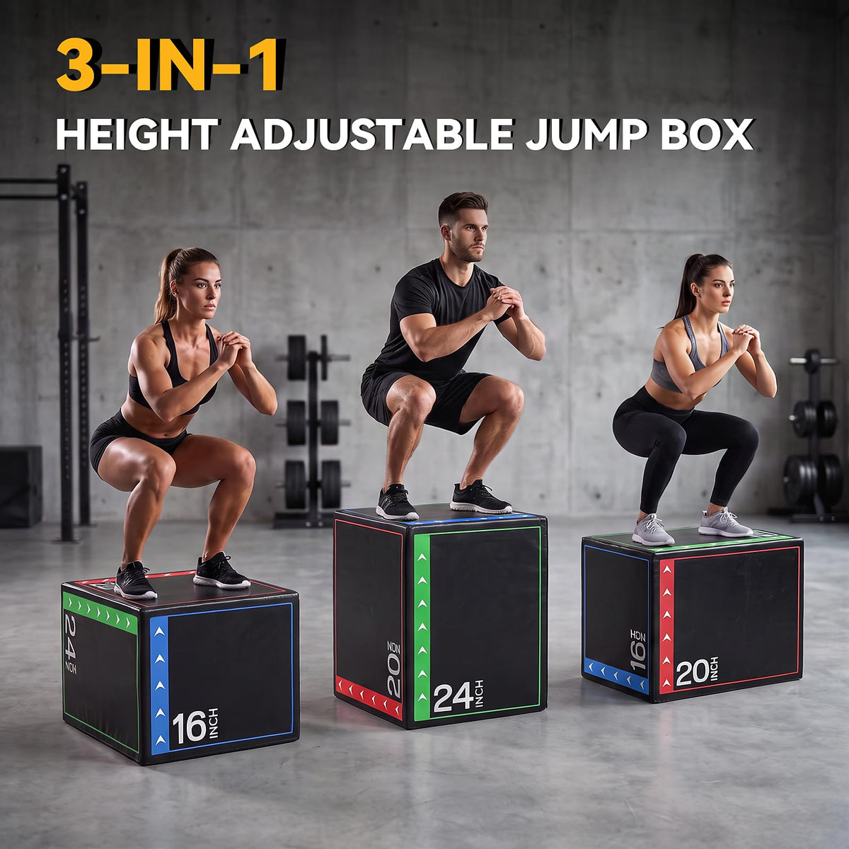 3 in 1 Plyometric Jump Box S92495
