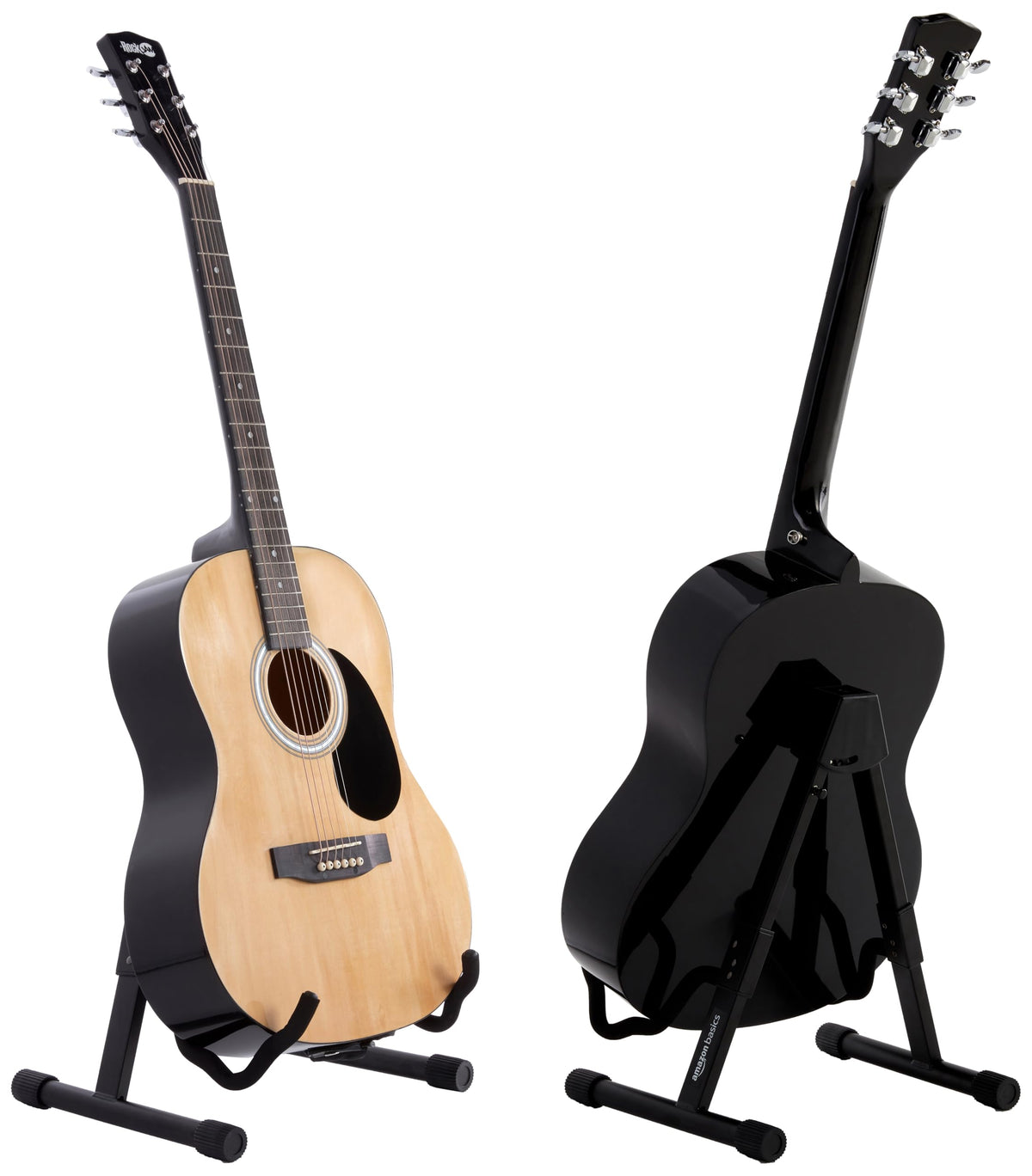 Adjustable Folding Guitar Stand with Padded Foam, Black J1773