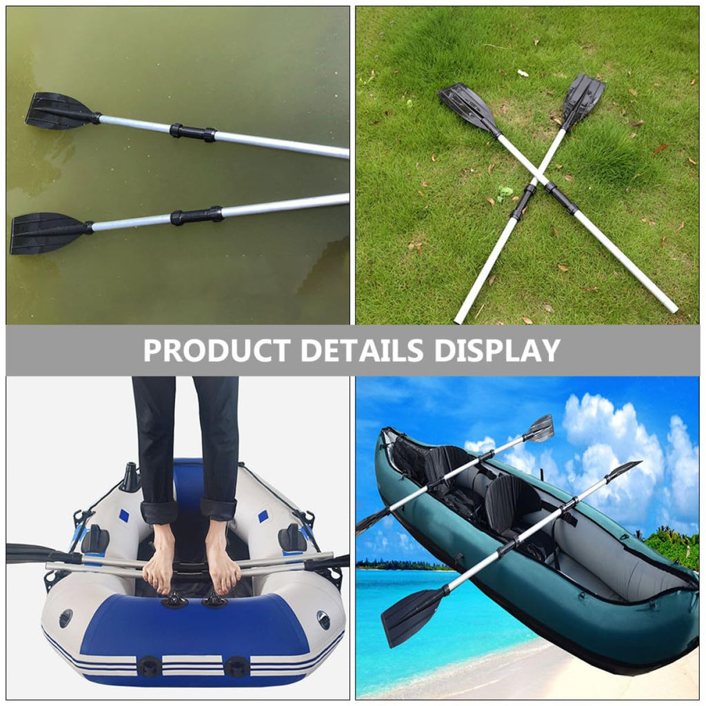 2pcs Portable Telescopic Aluminum Alloy Kayak Paddle X51127