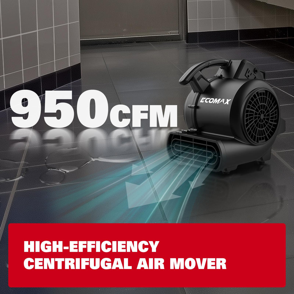 Air Mover Blower Fan 950 CFM with Timer D660466