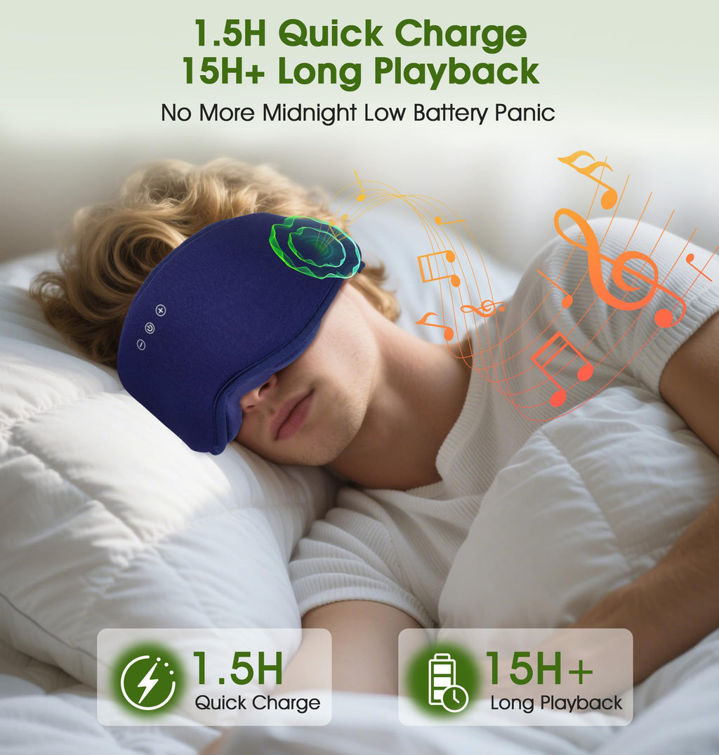 Bamboo Cotton Bluetooth Sleep Mask H421