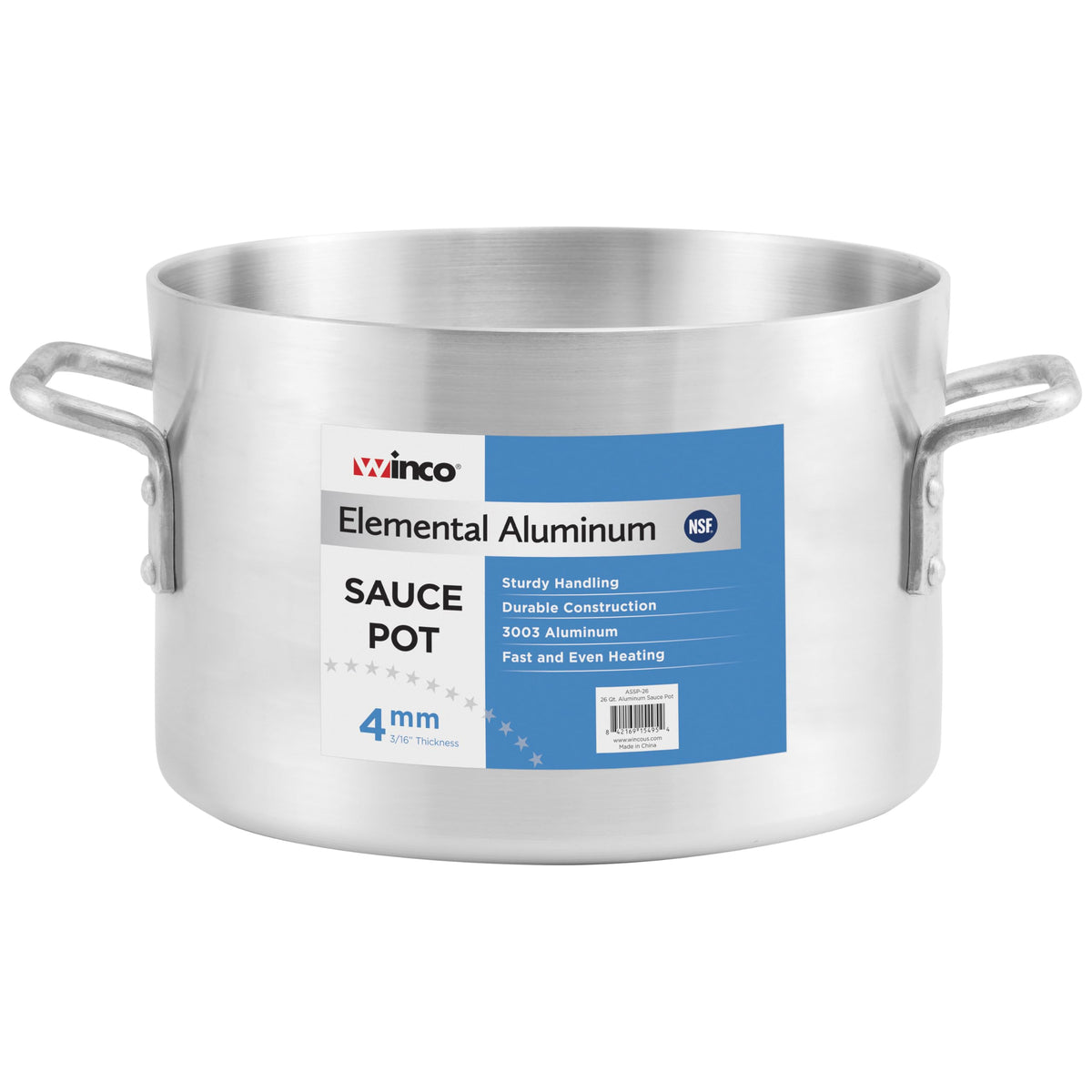 40 qt Heavy-Duty Aluminum Sauce Pot A330778