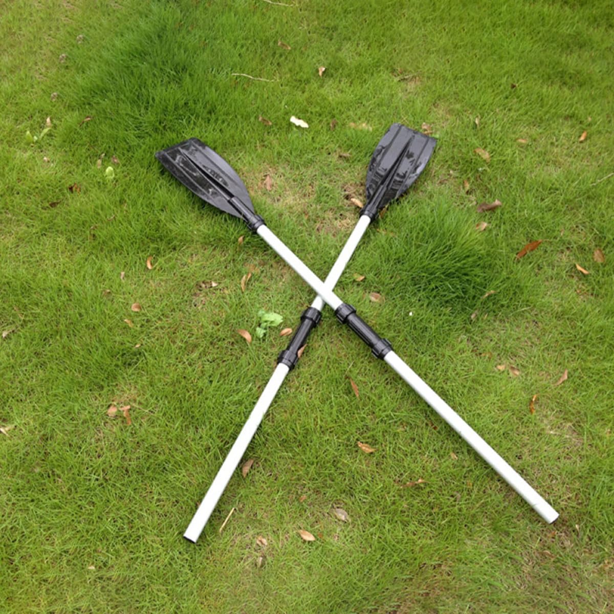 2pcs Portable Telescopic Aluminum Alloy Kayak Paddle X51127
