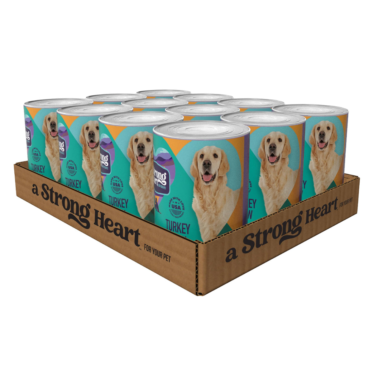 Turkey Stew Wet Dog Food 13.2 oz Can Pack of 12 O3391