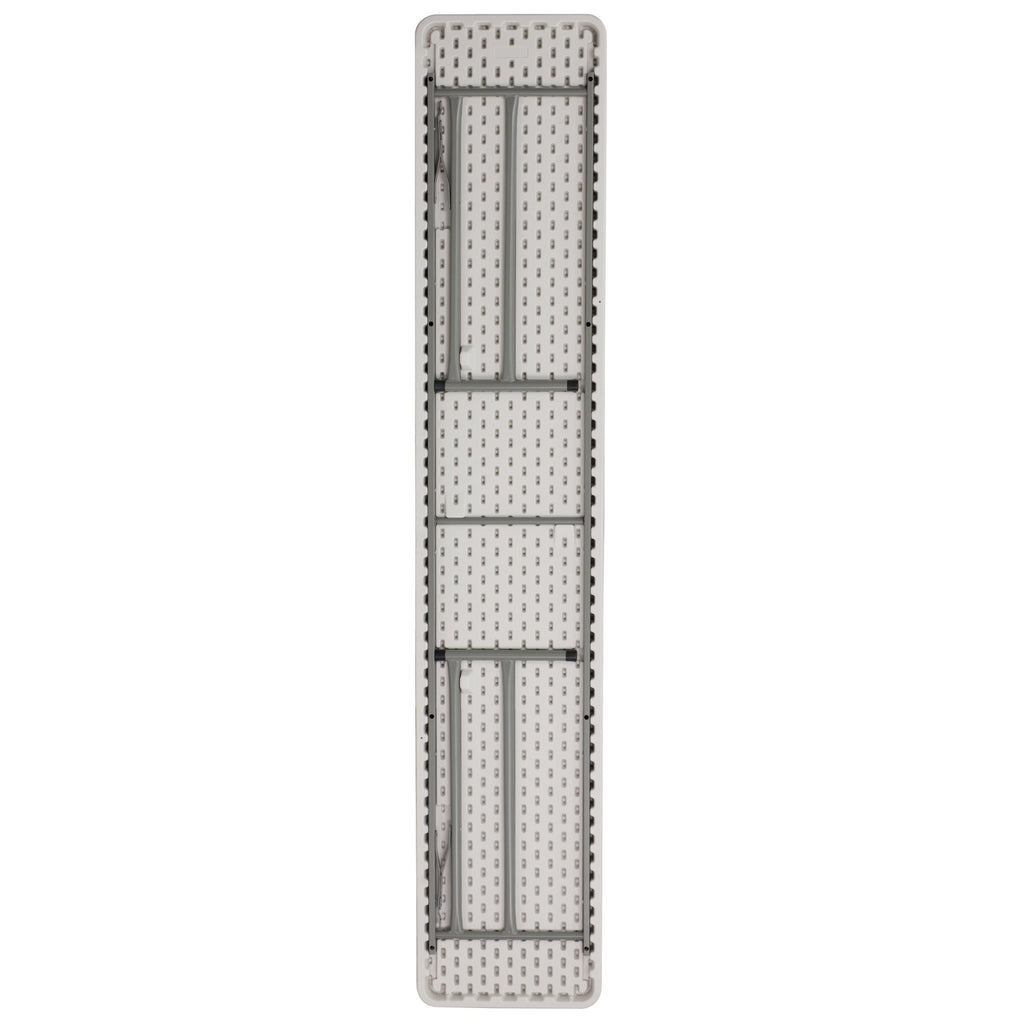 8 ft Granite White Plastic Folding Training Table Z898