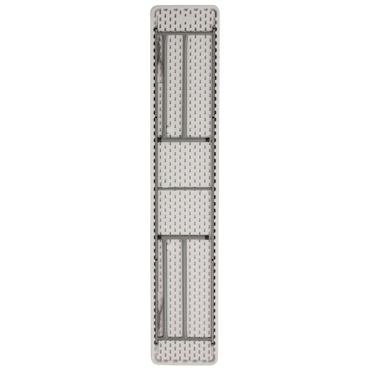 8 ft Granite White Plastic Folding Training Table Z898