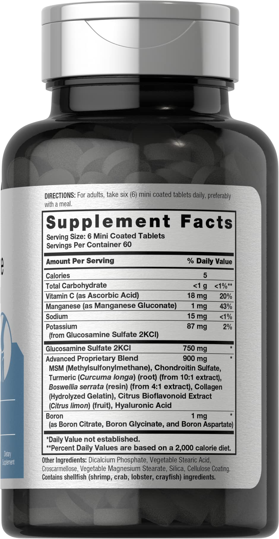Glucosamine Chondroitin MSM Turmeric 360 Tablets L628106