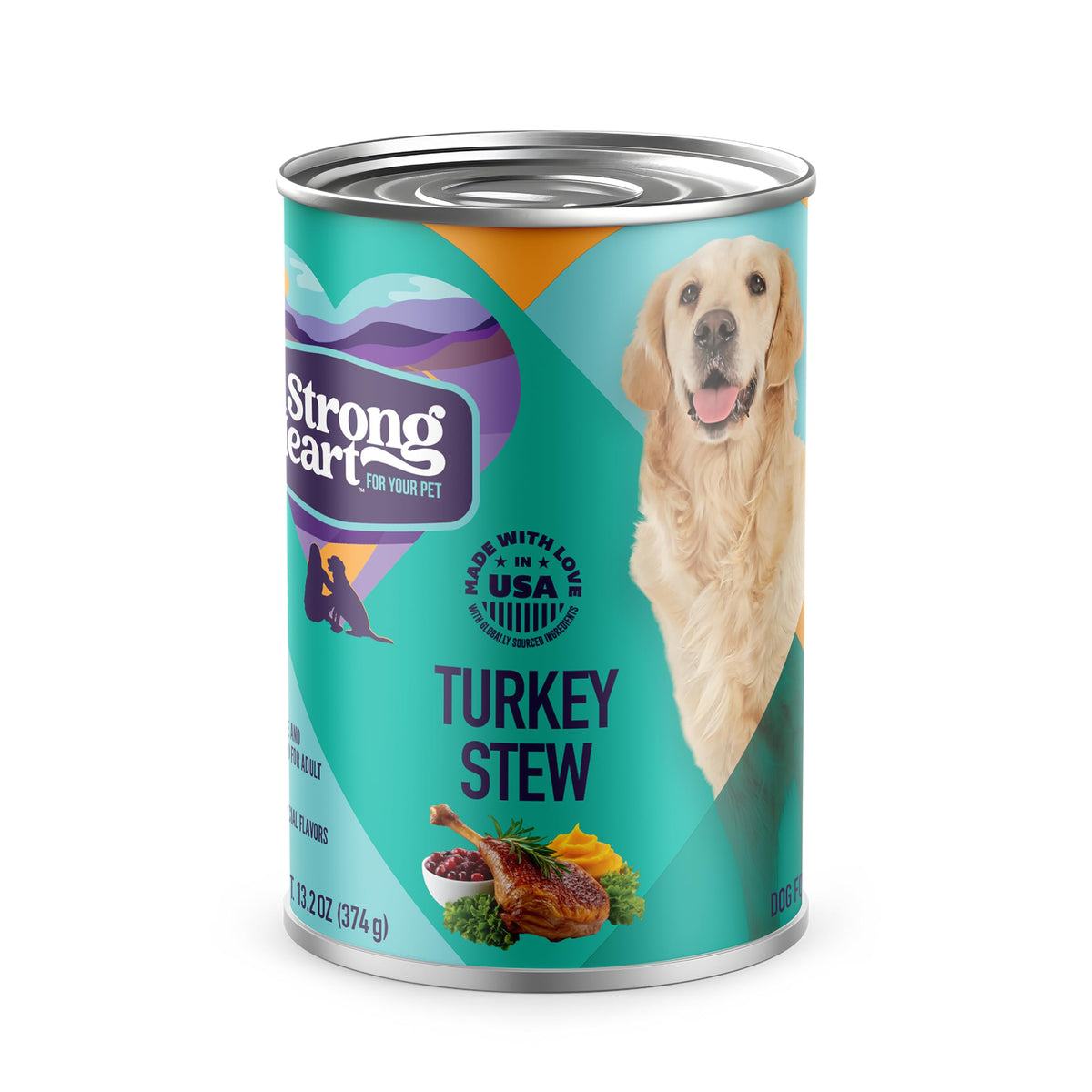 Turkey Stew Wet Dog Food 13.2 oz Can Pack of 12 O3391