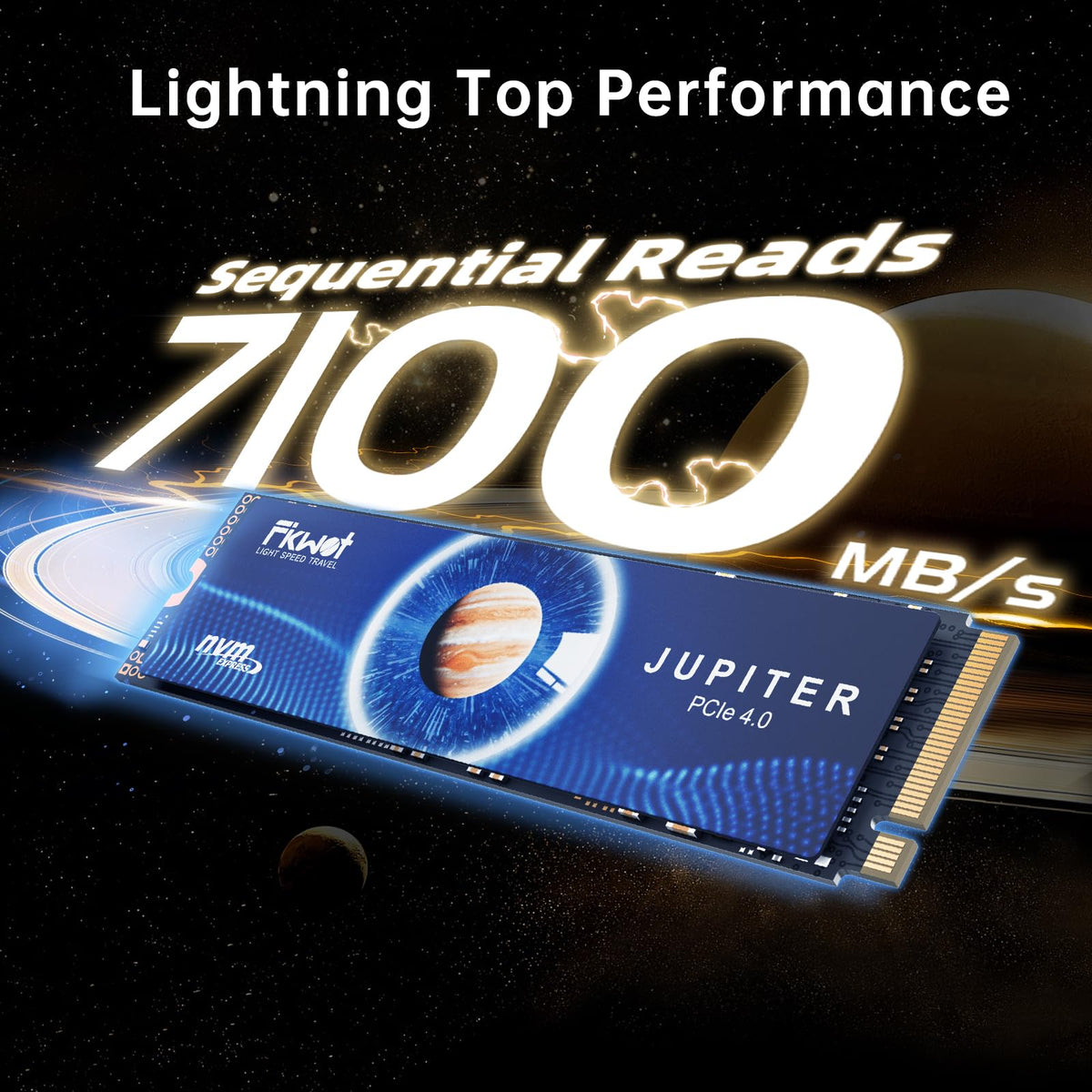 2TB NVMe M.2 2280 PCIe Gen 4x4 Internal SSD P118