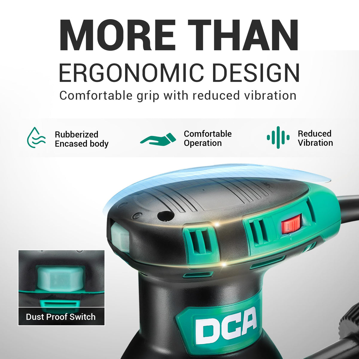 3.0 AMP Corded Random Orbital Sander 6 Speeds 5-Inch N2876