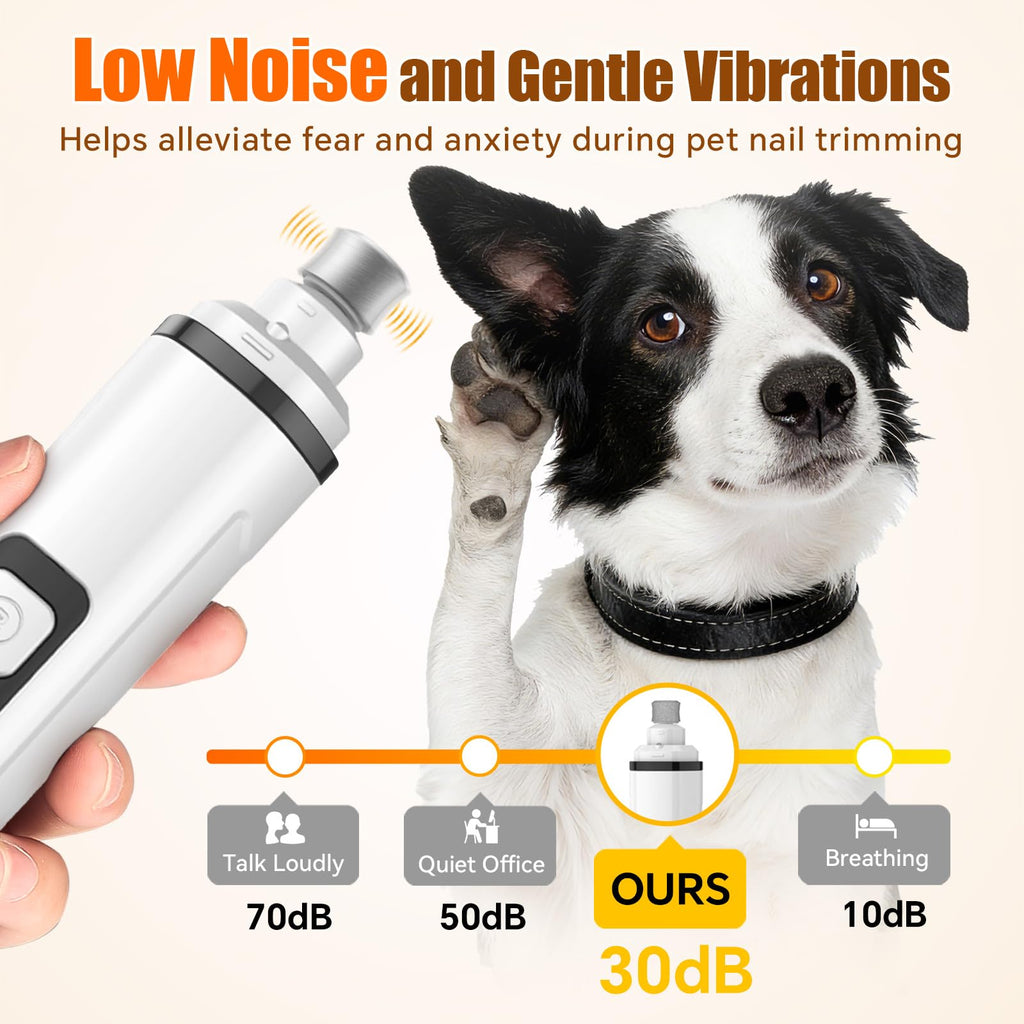Electric 3 Speeds Dog Nail Grinder with Lights D80144
