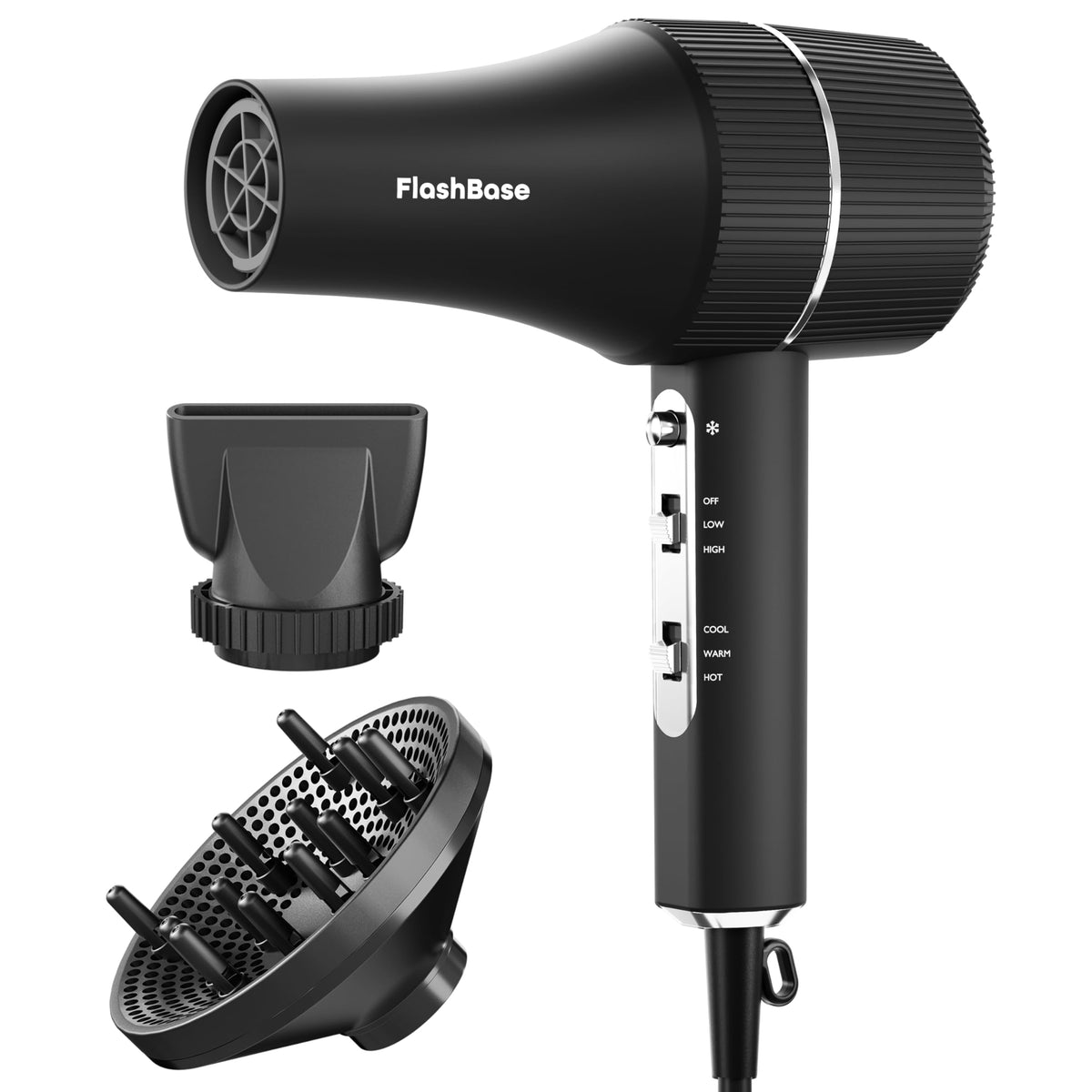High-Speed Ionic Hair Dryer with Diffuser 1875W S525641