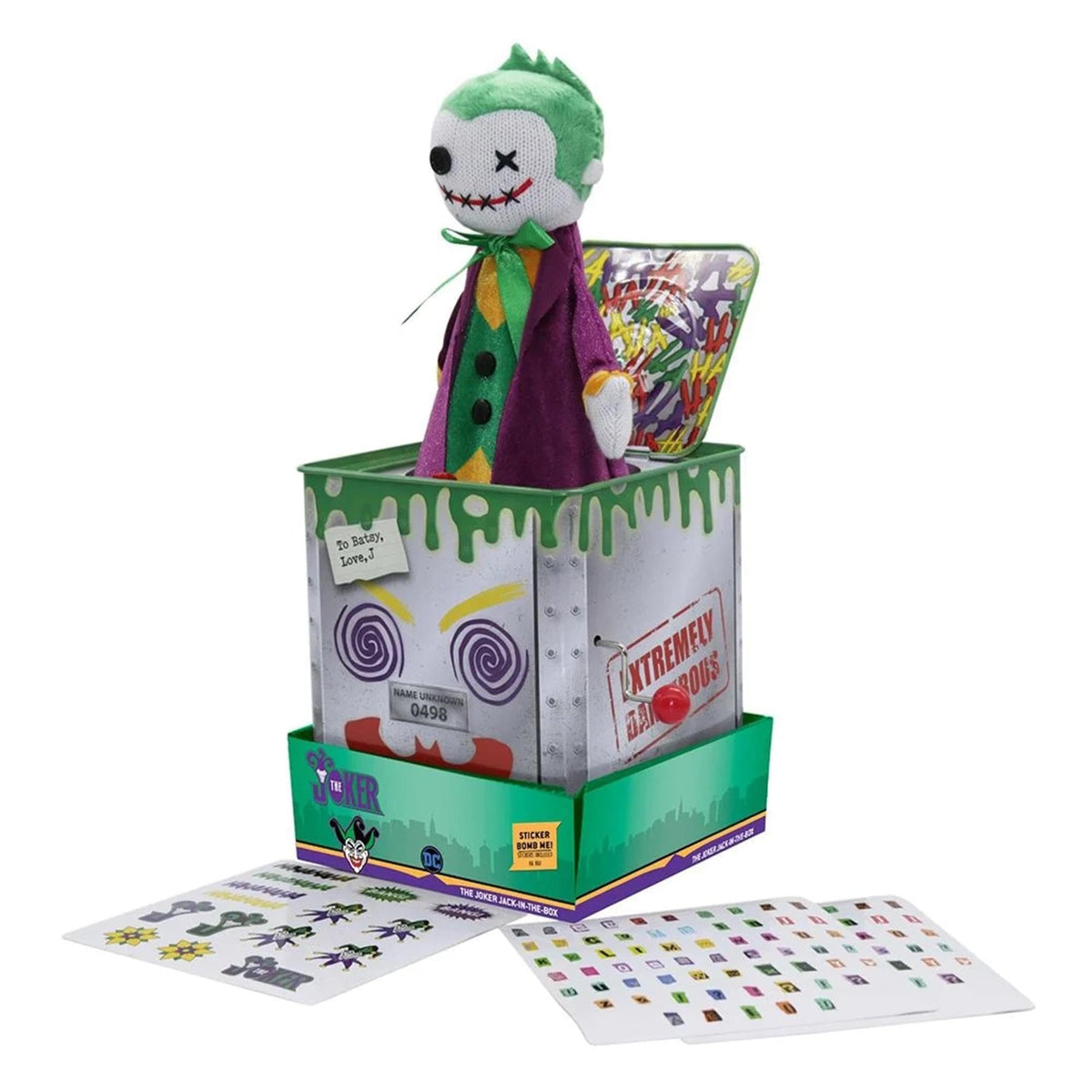 Jack-in-the-Box with Stickers F24758