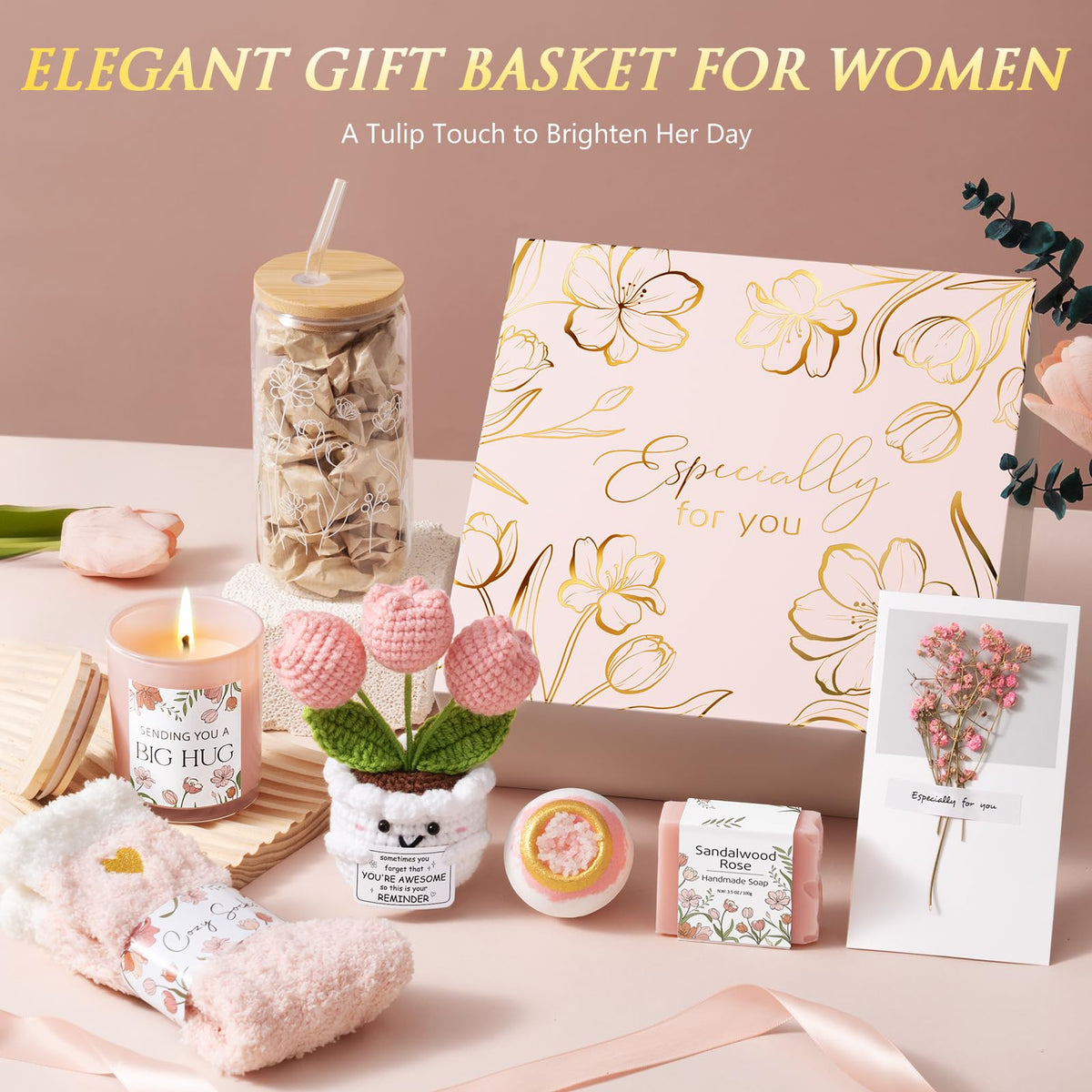 Self Care Spa Gift Basket Set L391776