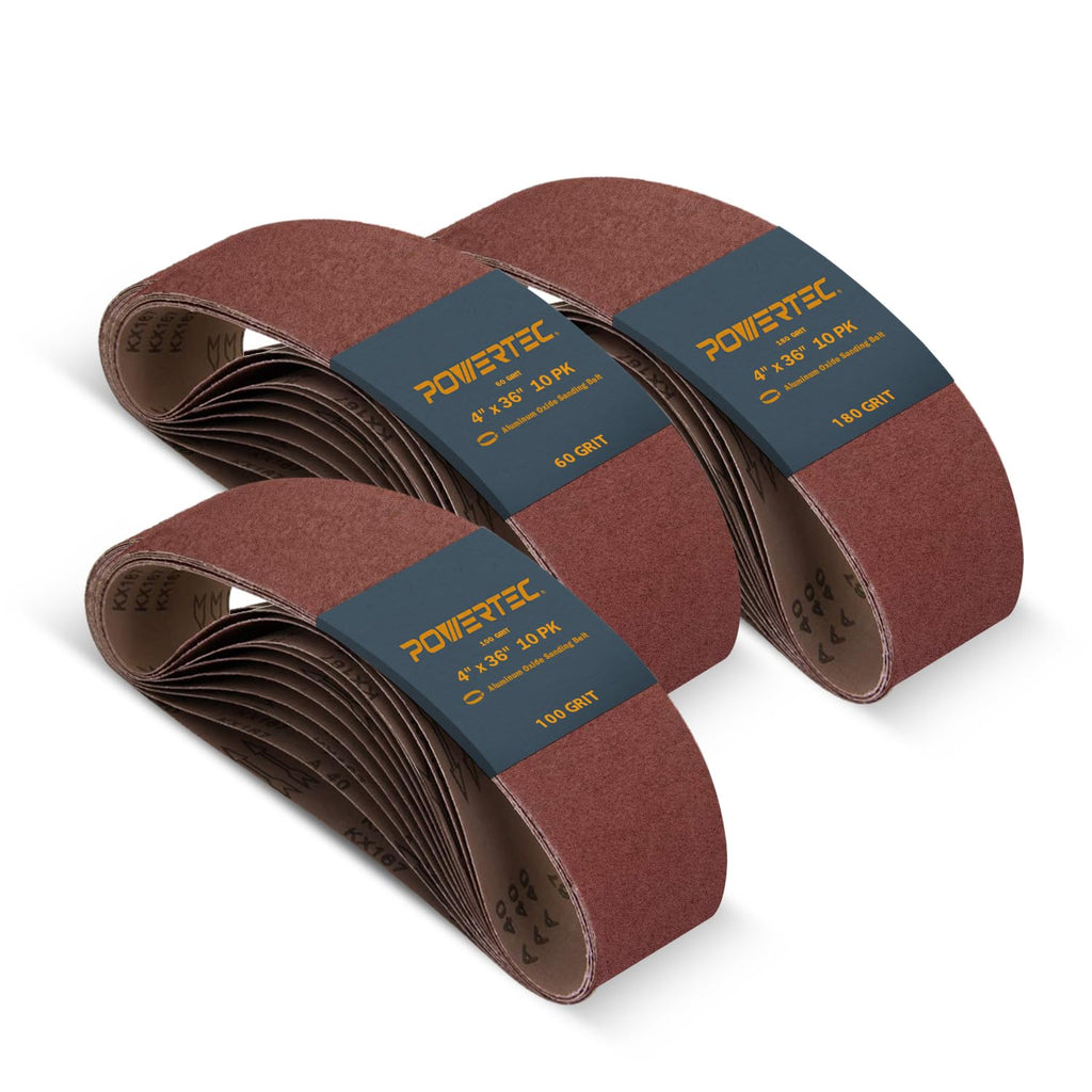 4 x 36 Inch 30pk Aluminum Oxide Sanding Belts T23061