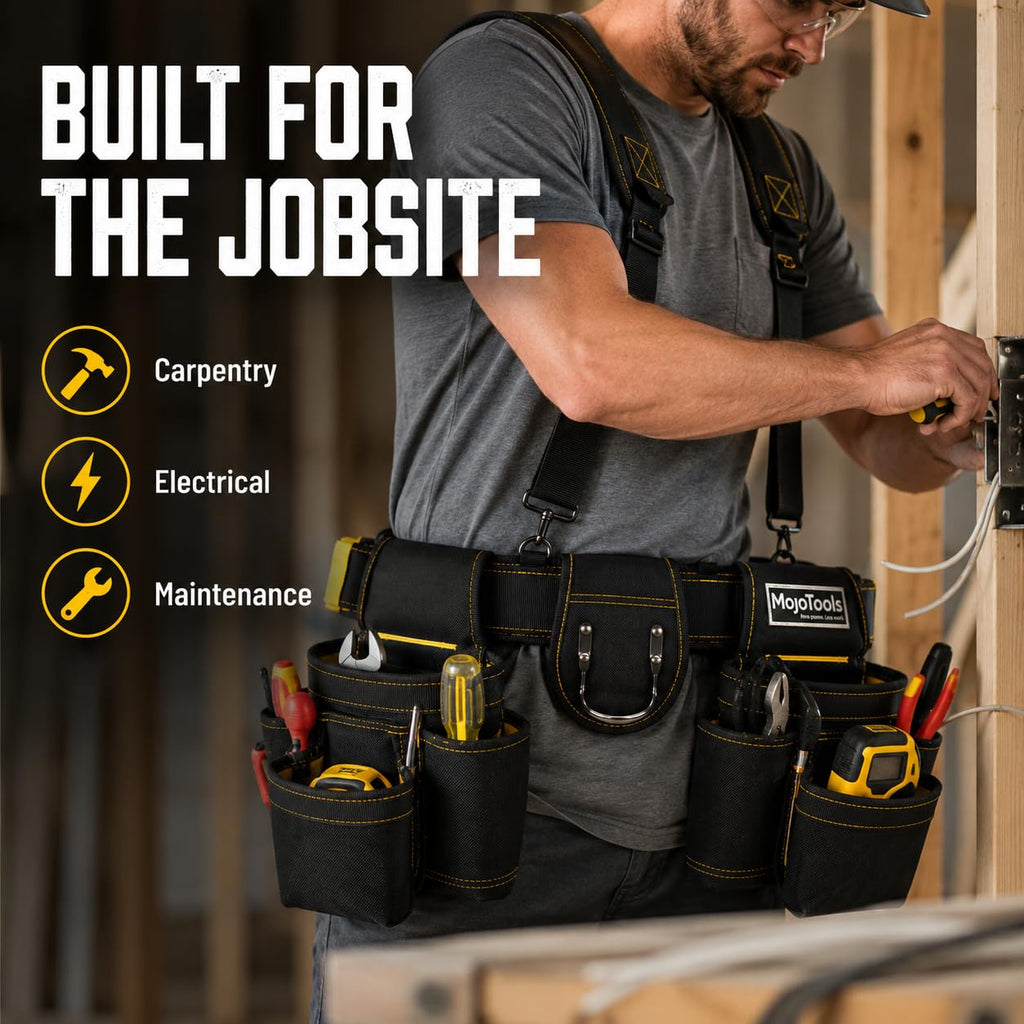 Heavy Duty Tool Belt with Suspenders M1804