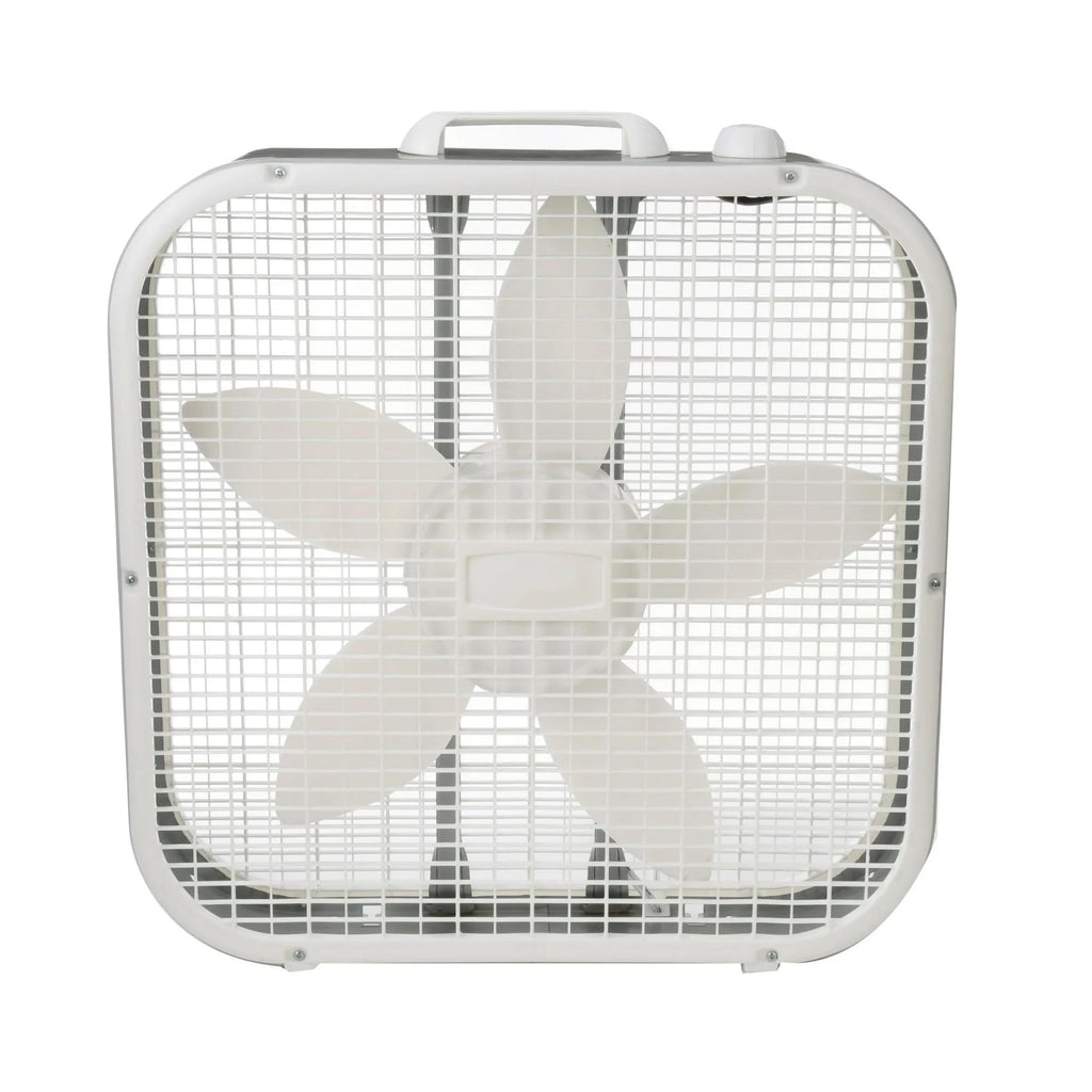 20 Inch 3 Speed White Box Fan V23587