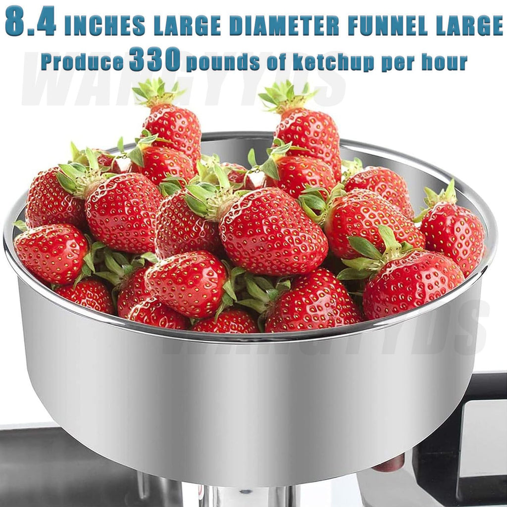 450W Stainless Steel Electric Tomato Strainer B492