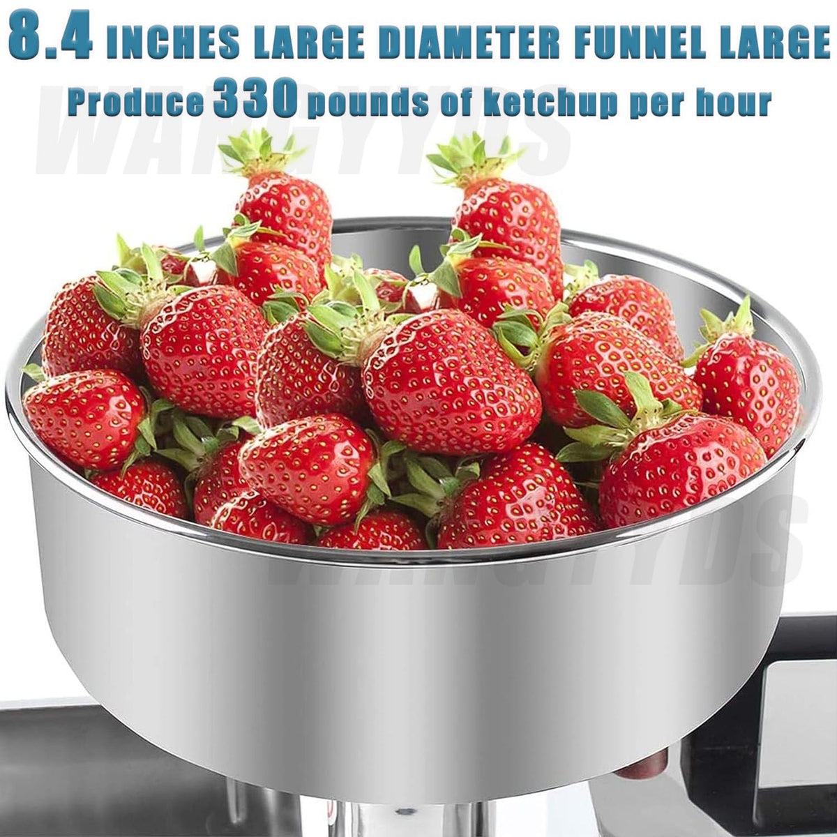 450W Stainless Steel Electric Tomato Strainer B492