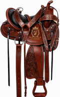 Leather Western Trail Saddle Set B11789