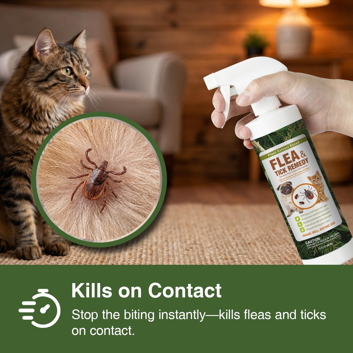 Flea & Tick Removal Spray 16oz J4995