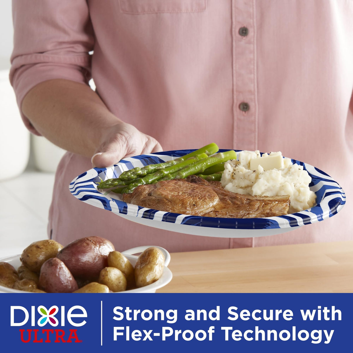 Large 10 Inch Heavy Duty Disposable Paper Plates Z1513
